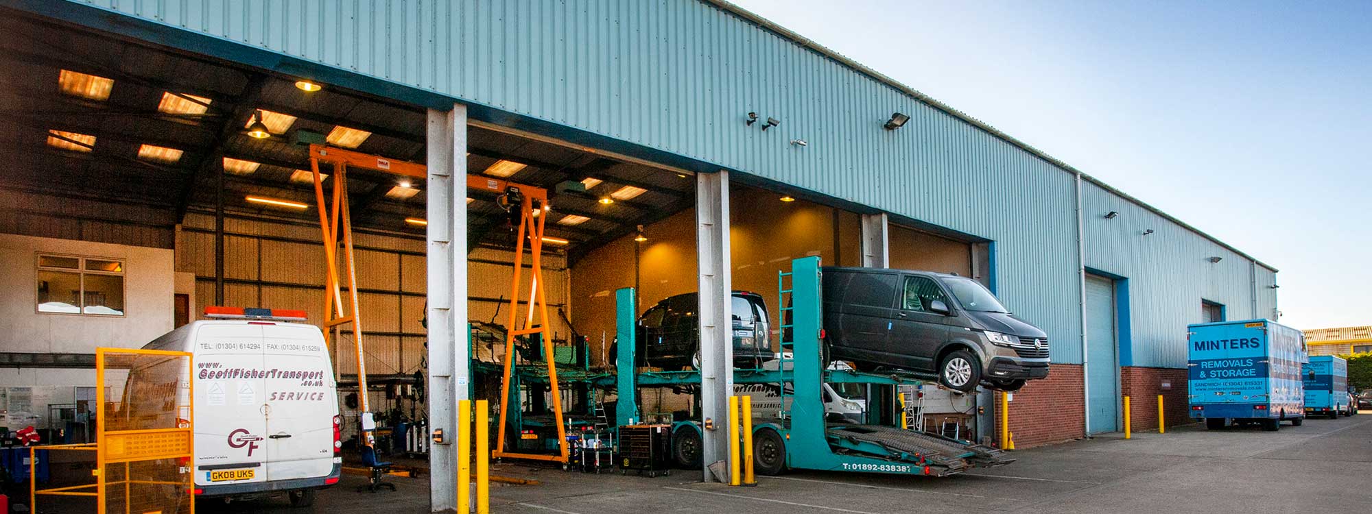 Image of the Minters of Deal vehicle storage facilities