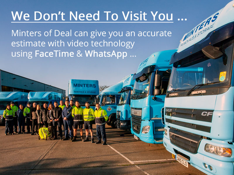 Minters of Deal provide video call using WhatsApp or Facetime